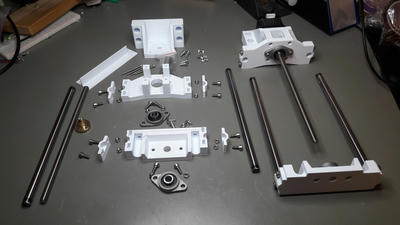 Z holder motor and axis parts