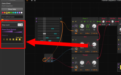Bitwig signal monitors in The Grid